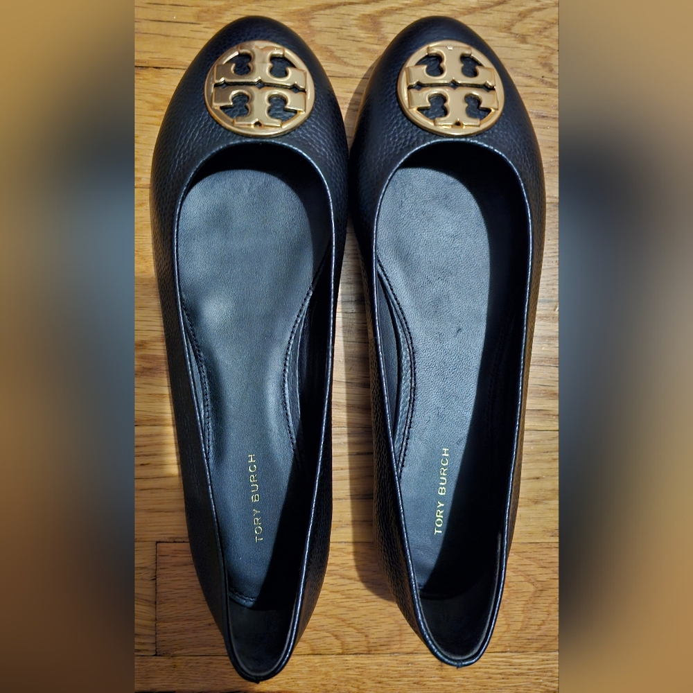 Tory Burch Black Chelsea Ballet Flats